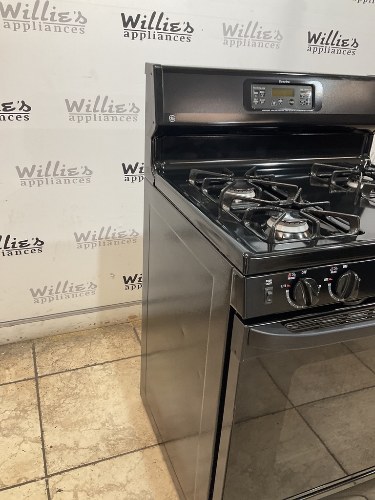 Ge Used Natural Gas Stove 30inches (Black) 