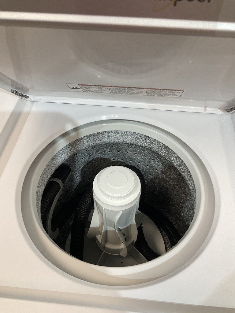 Whirlpool Used Electric Unit Stackable 220volts (30 AMP) 24x71 1/2” {no cord} (White) 