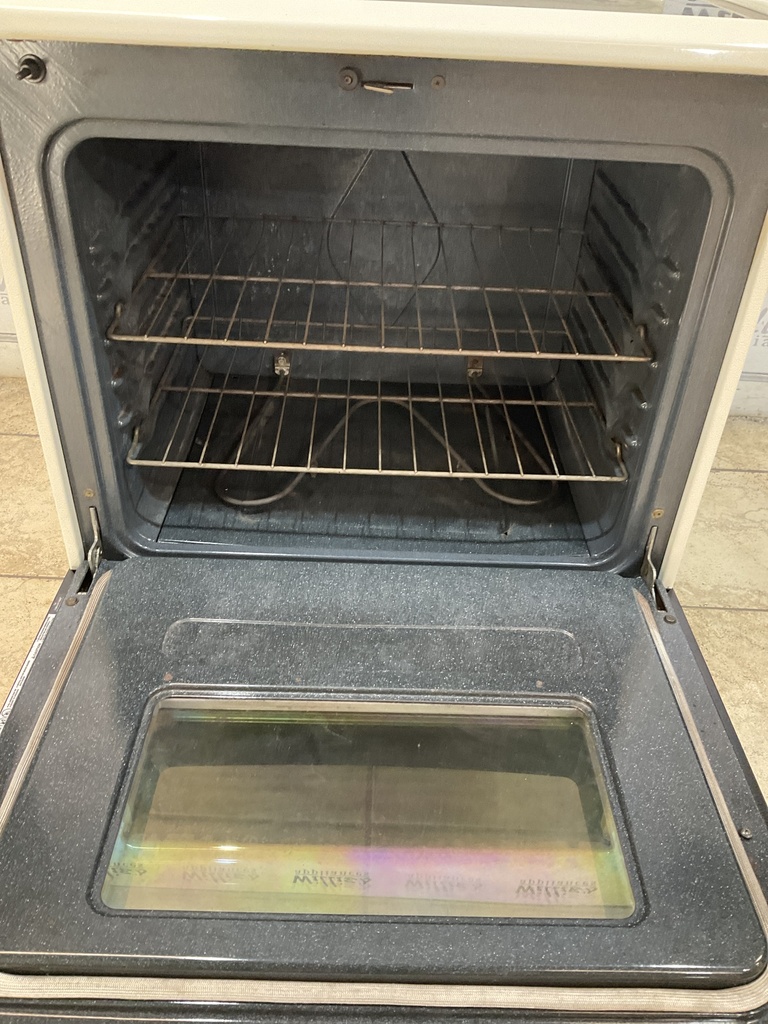 Kenmore Used Electric Stove 220volts (40/50 AMP) 30inches {no cord} (Bisque/Black) 