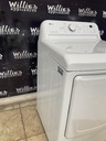 Lg Used Electric Dryer 220volts (30 AMP) 27inches {3 prong} (White) 