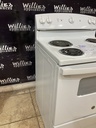 Ge Used Electric Stove 220volts (40/50 AMP) 30inches {no cord} (White) 