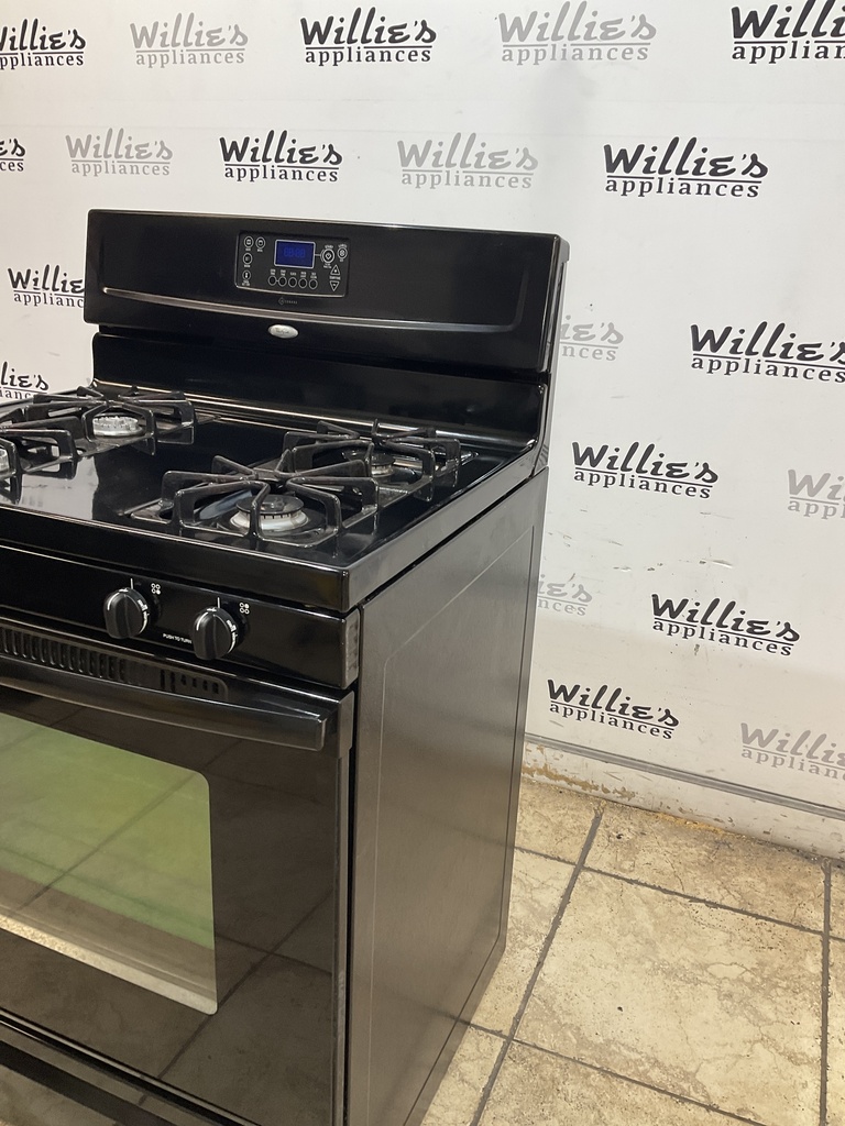 Whirlpool Used Natural Gas Stove 30inches (Black) 