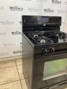 Whirlpool Used Natural Gas Stove 30inches (Black) 