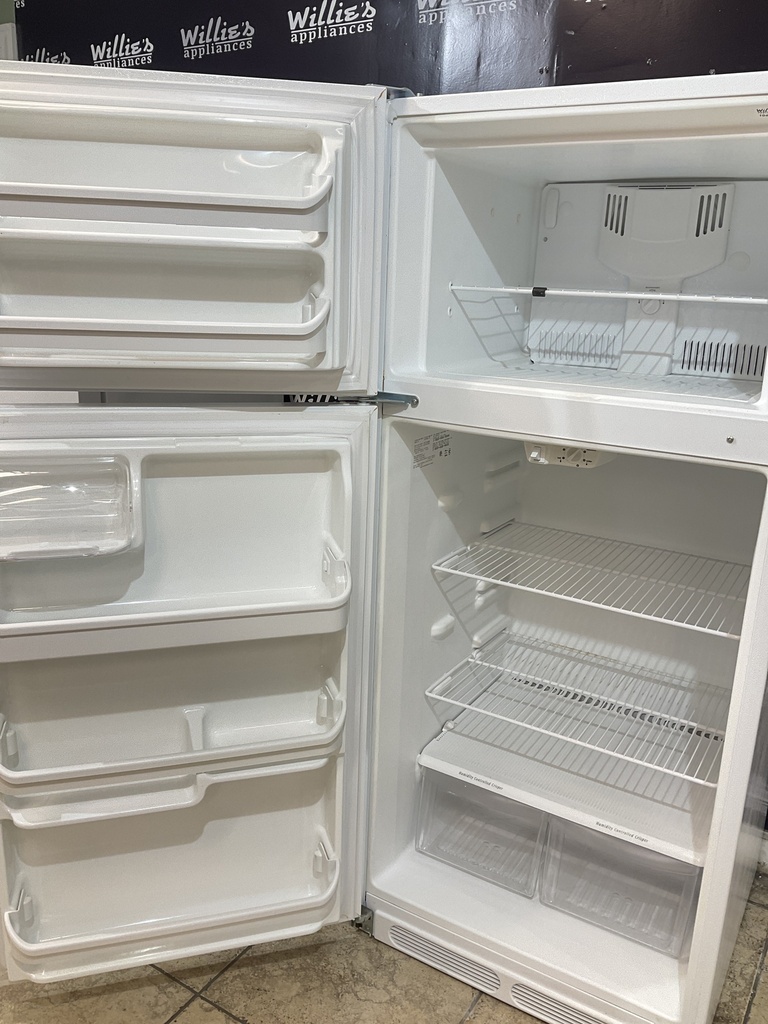 Frigidaire Used Refrigerator Top and Bottom 28 1/2” x 64 1/2” (White) 