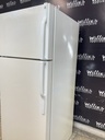 Ge Used Refrigerator Top and Bottom 28x67 (White) 
