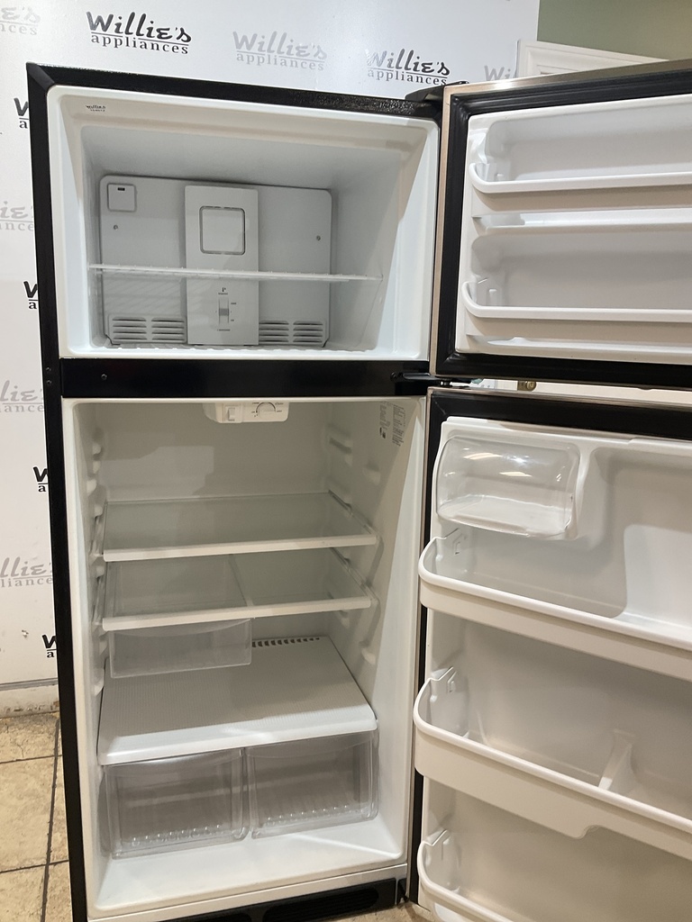 Frigidaire Used Refrigerator Top and Bottom 28 1/2” x 65 ” (Stainless Steel 
