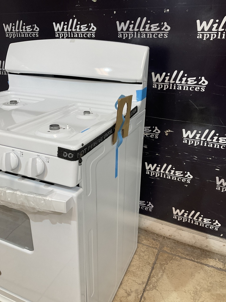 Ge Open Box Natural Gas Stove 30inches (White) 