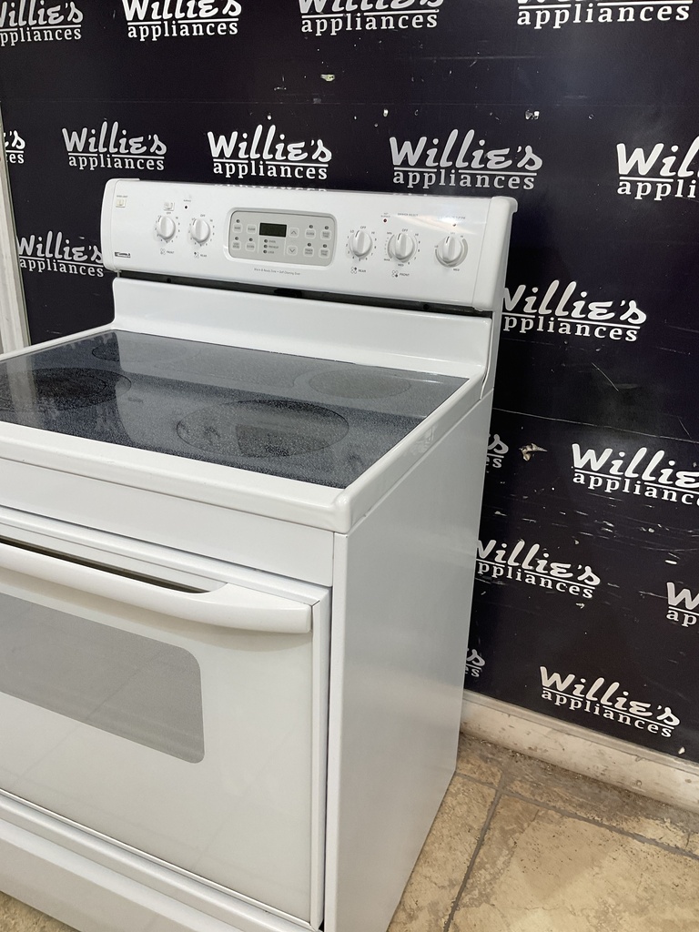 Kenmore Used Electric Stove 220volts (40/50 AMP) 30inches {3 prong} (White)