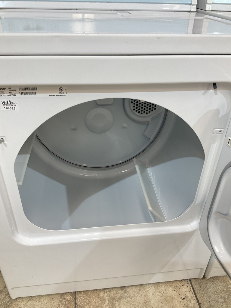Estate Used Electric Set Washer/Dryer  220volts (30 AMP) 27inches {no cord}  (White) 