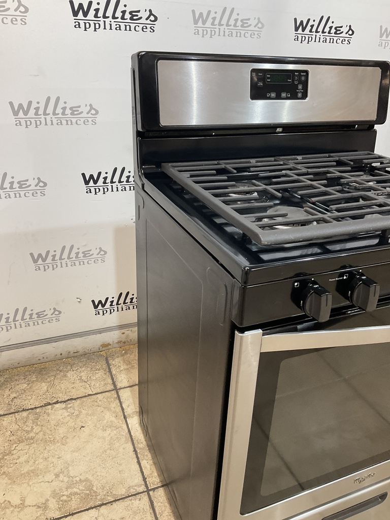 Whirlpool Used Natural Gas Stove 30inches (Stainless Steel) 