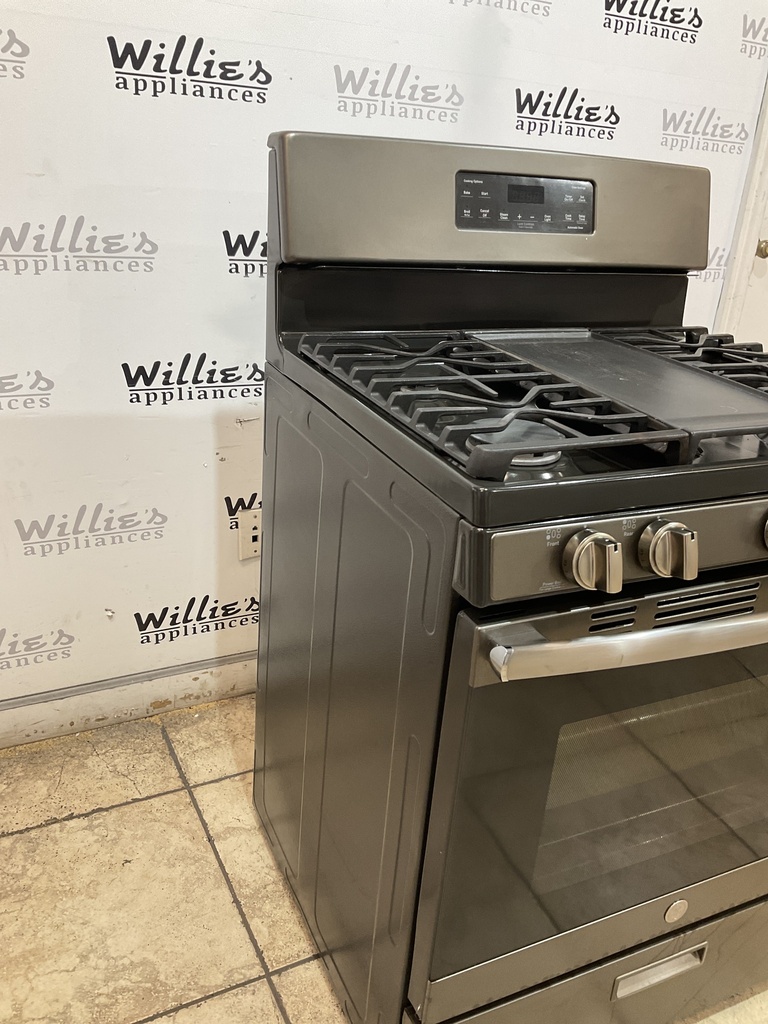 Ge Used Natural Gas Stove 30inches (Stainless Steel) 