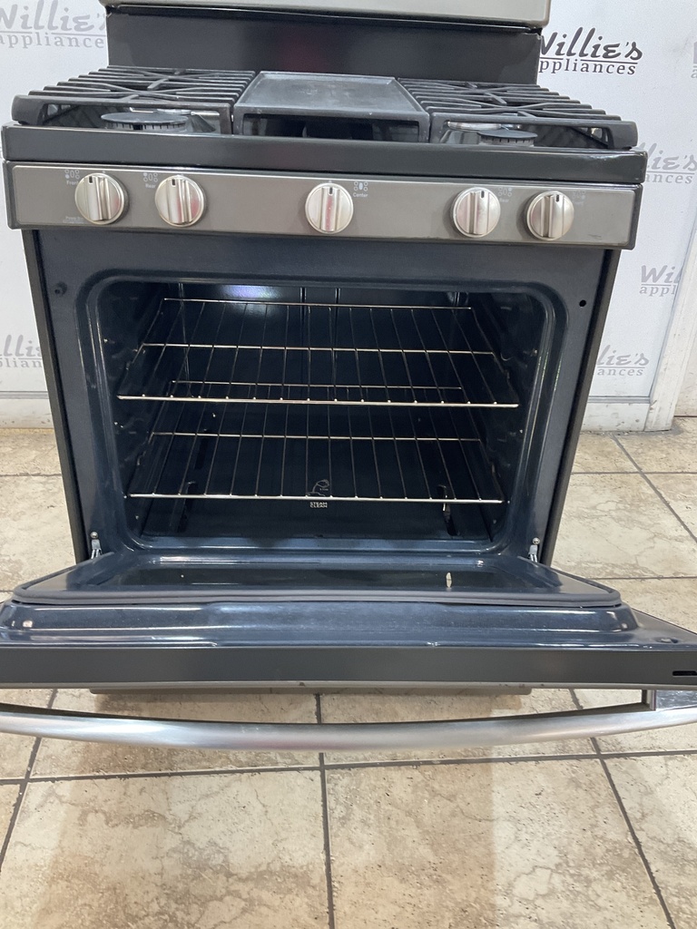 Ge Used Natural Gas Stove 30inches (Stainless Steel) 