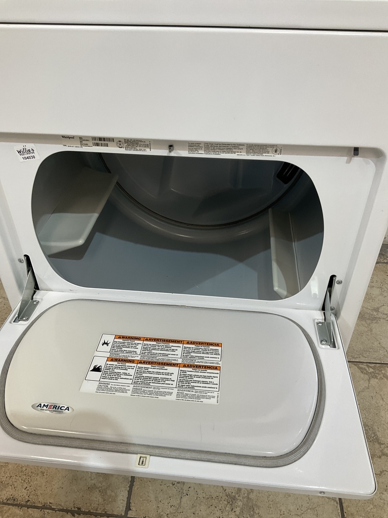 Whirlpool Used Natural Gas Dryer 29inches (White) 