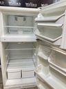 Frigidaire Used Refrigerator Top and Bottom 28x60 (White) 