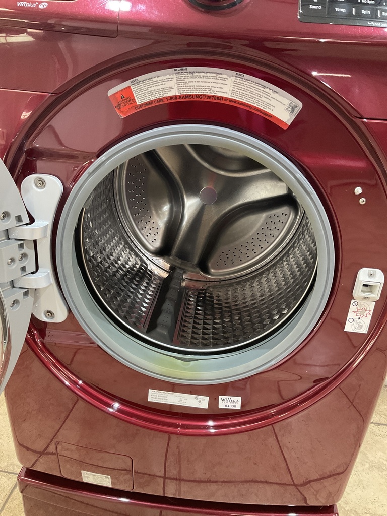 Samsung Used Washer Front-load 27inches (Merlot) 