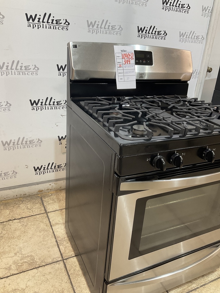 Kenmore Used Natural Gas Stove 30inches (Stainless Steel)