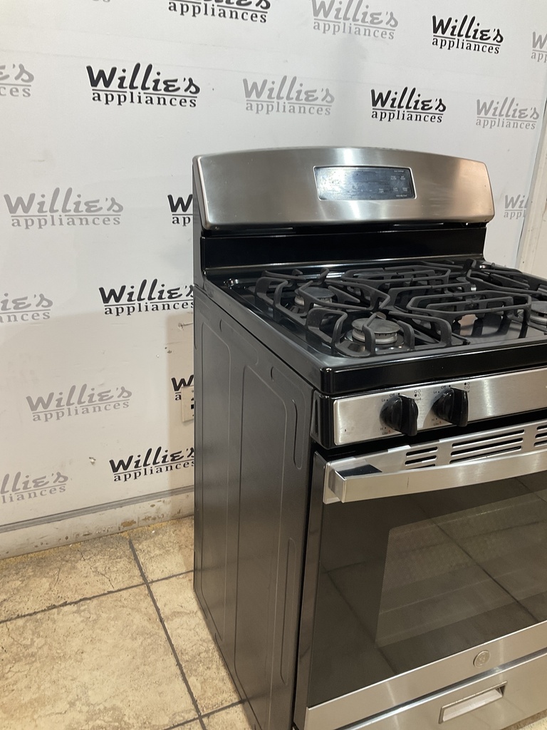 Ge Used Natural Gas Stove 30inches (Stainless Steel) 