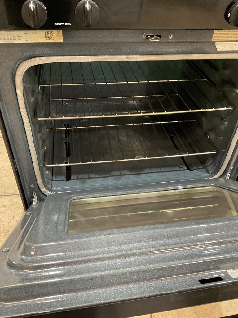 Whirlpool Used Natural Gas Stove 30inches (Black) 