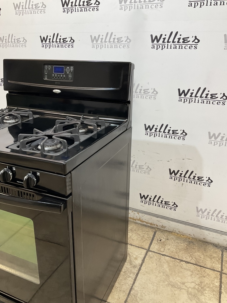 Whirlpool Used Natural Gas Stove 30inches (Black) 