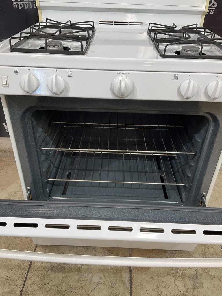 Ge Used Natural Gas Stove 30inches (White) 