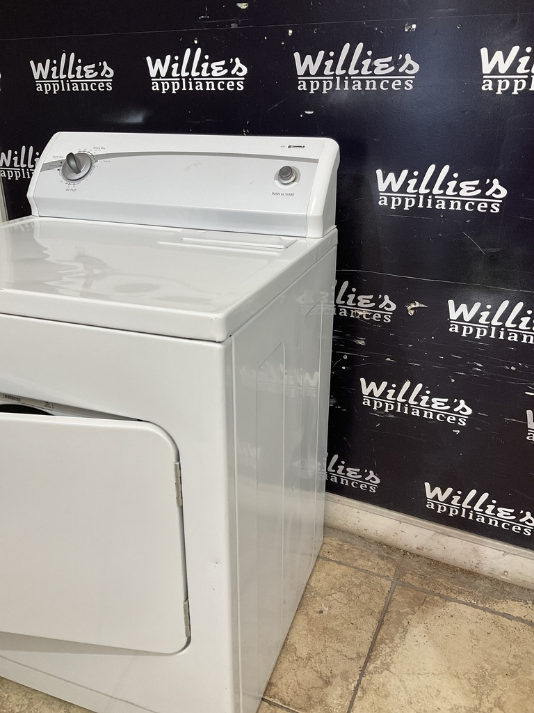 Kenmore Used Electric Dryer 220volts (30 AMP) 29inches {3 prong} (White) 