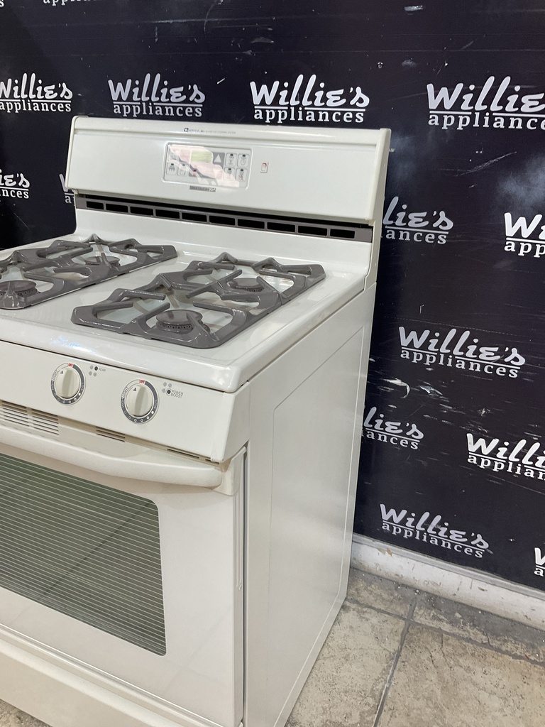 Maytag Used Natural Gas Stove 30inches (Bisque) 