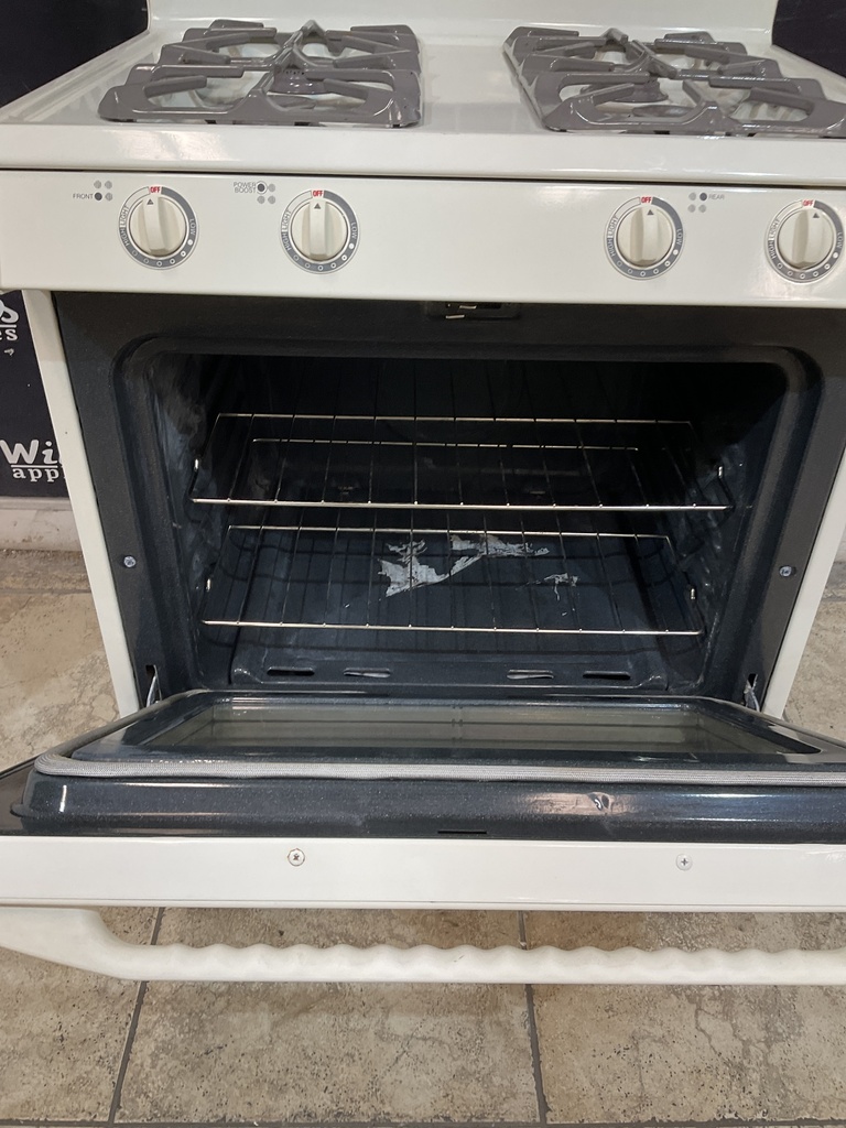 Maytag Used Natural Gas Stove 30inches (Bisque) 