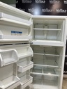 Whirlpool Used Refrigerator Top and Bottom 30x66 (white) 