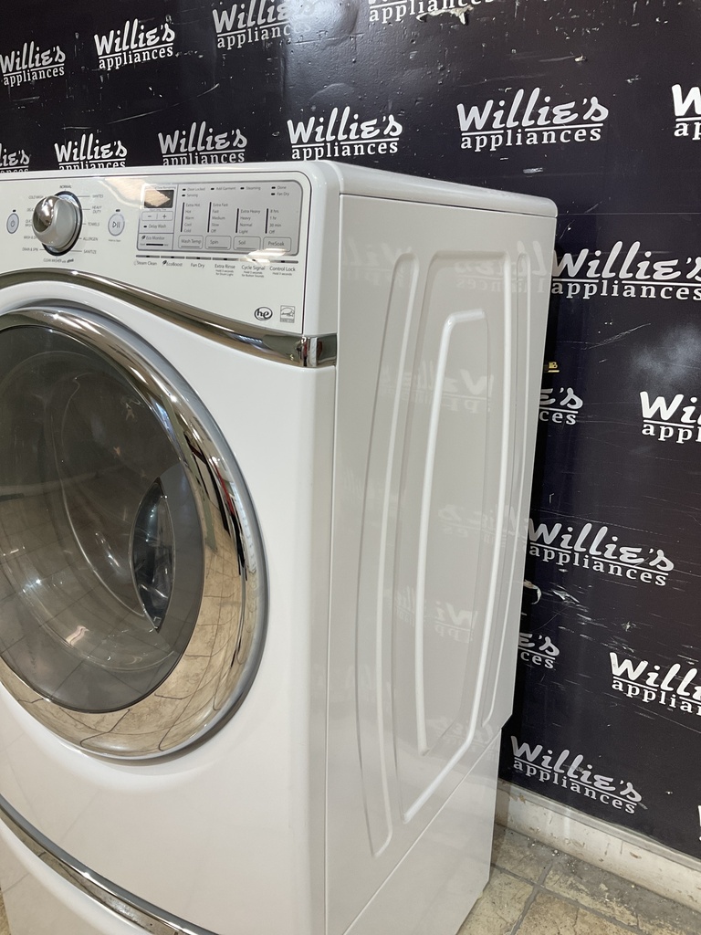 Whirlpool Used Washer front-load 27inches (white) 