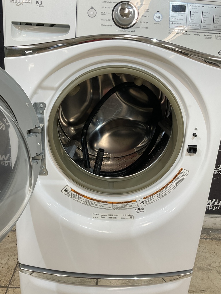 Whirlpool Used Washer front-load 27inches (white) 