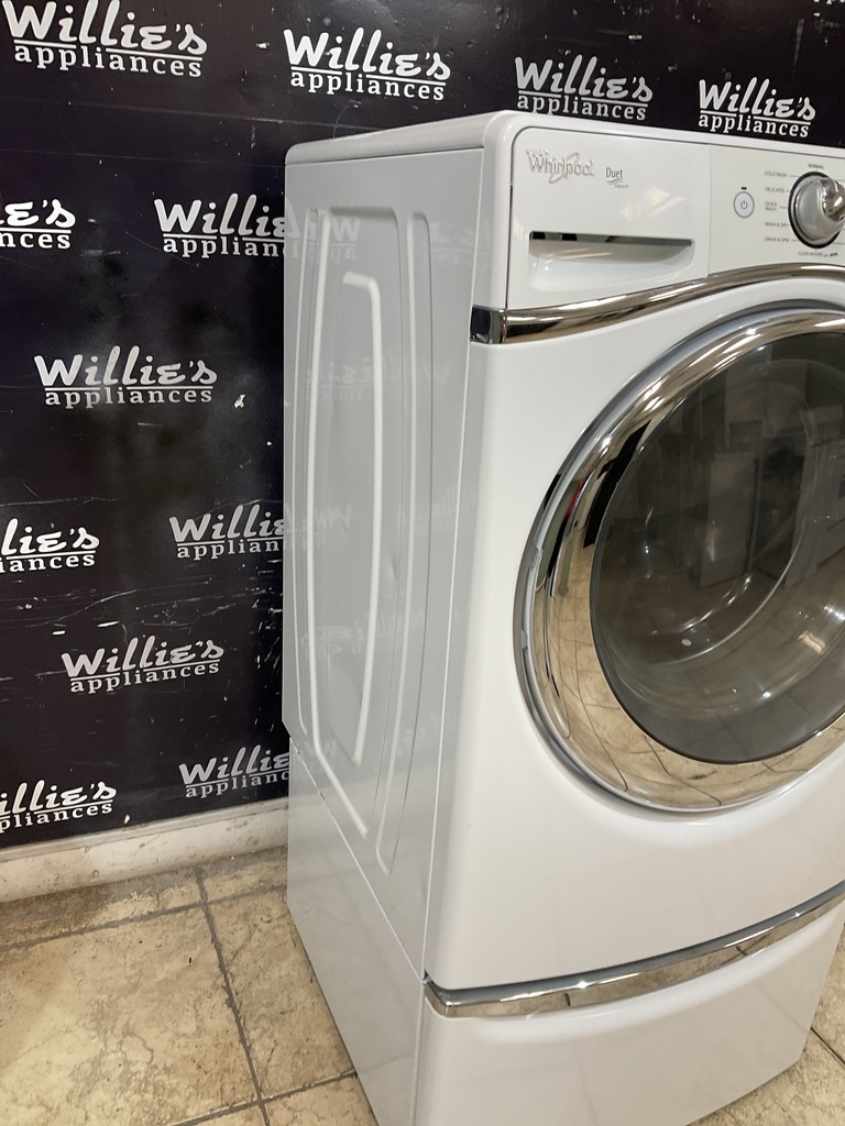 Whirlpool Used Washer front-load 27inches (white) 