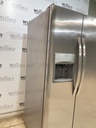 Frigidaire Used Refrigerator Side by Side 36 1/2” x 69” (Stainless Steel) 