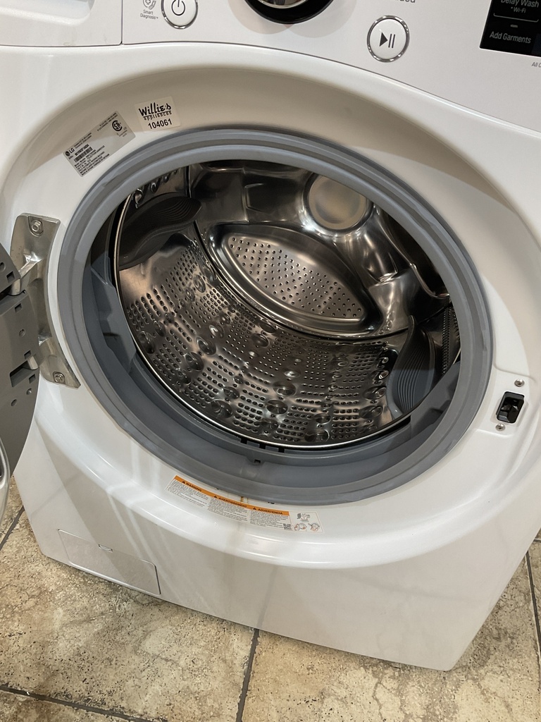 Lg Used Washer front-load 27inches (White);