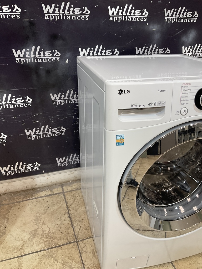 Lg Used Washer front-load 27inches (White);