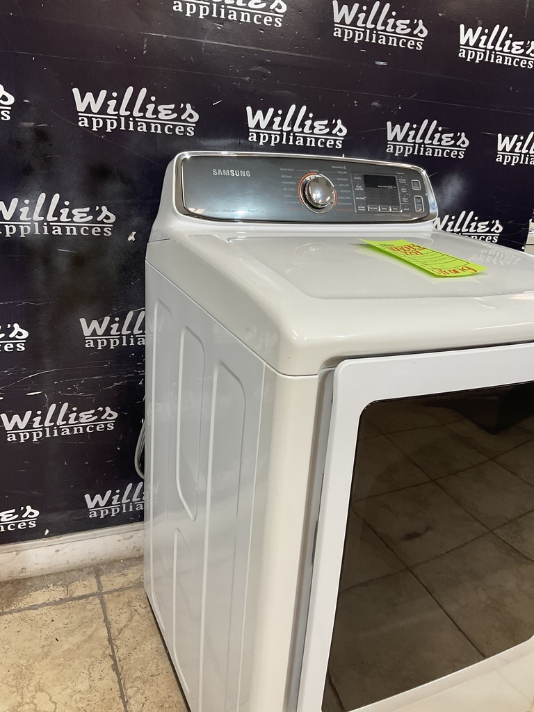 Samsung Used Electric Dryer 220volts (30 AMP) 27inches {3 prong} (White) 