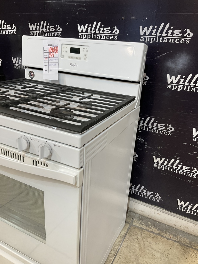 Whirlpool Used Natural Gas Stove 30inches (white) 
