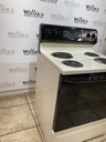 Hotpoint Used Electric Stove 220volts (40/50 AMP) 30inches {no cord} (Bisque/Black)