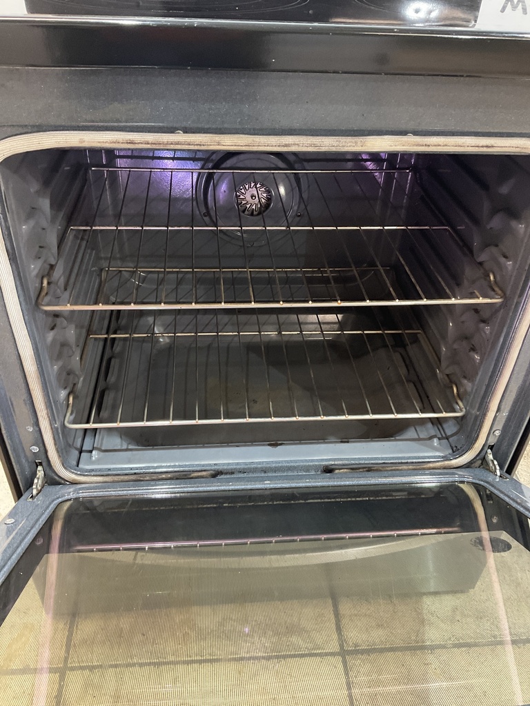 Whirlpool Used Electric Stove 220volts (40/50 AMP) 30inches {no cord} (Stainless Steel) 