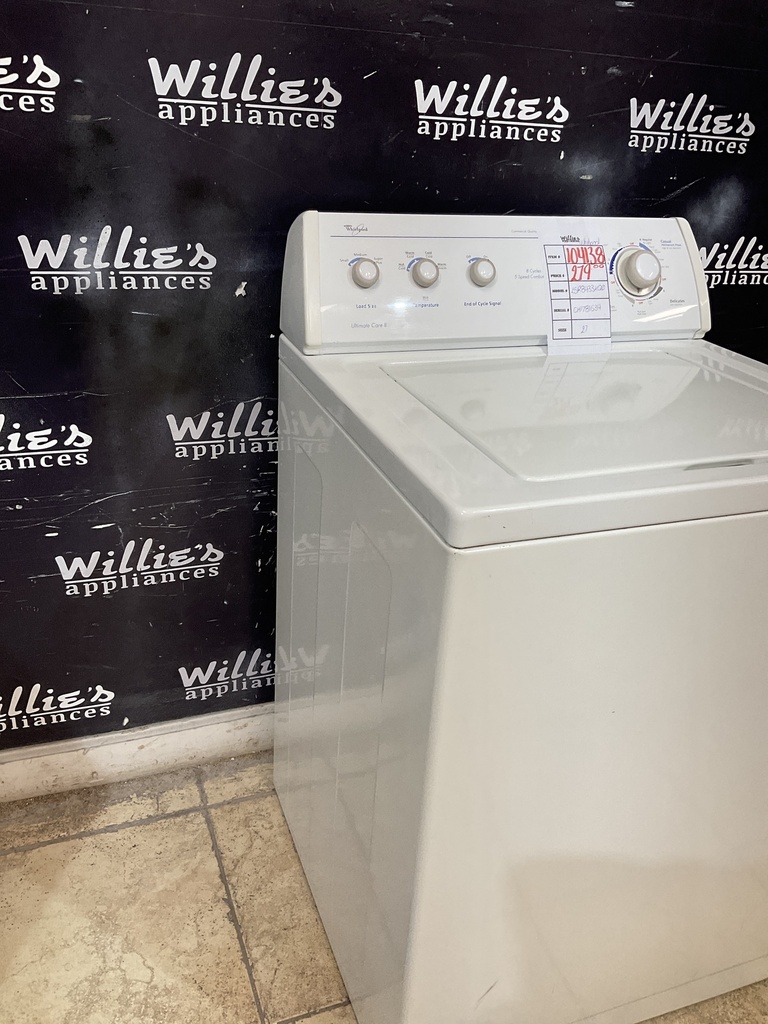 Whirlpool Used Washer Top-load 27inches (White) 