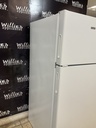 Hotpoint Used Refrigerator Top and Bottom 28x61 1/2” (White) 