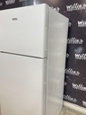 Hotpoint Used Refrigerator Top and Bottom 28x61 1/2” (White) 