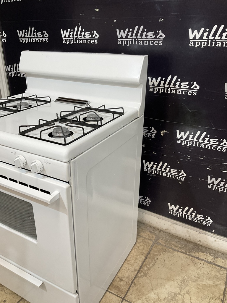 Frigidaire Used Natural Gas Stove 30inches (white) 