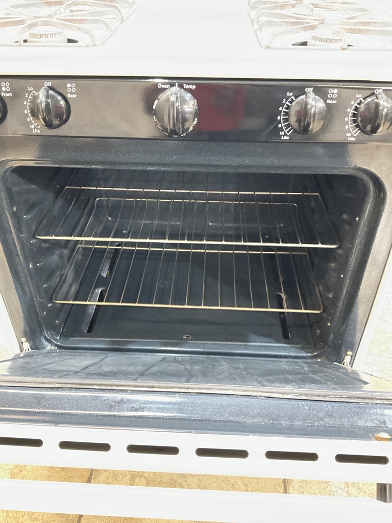 Hotpoint Used Natural Gas Stove 30inches (white/black) 