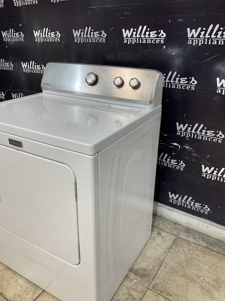 Maytag Used Electric Dryer 220volts (30 AMP) 29inches {3 prong} (White) 
