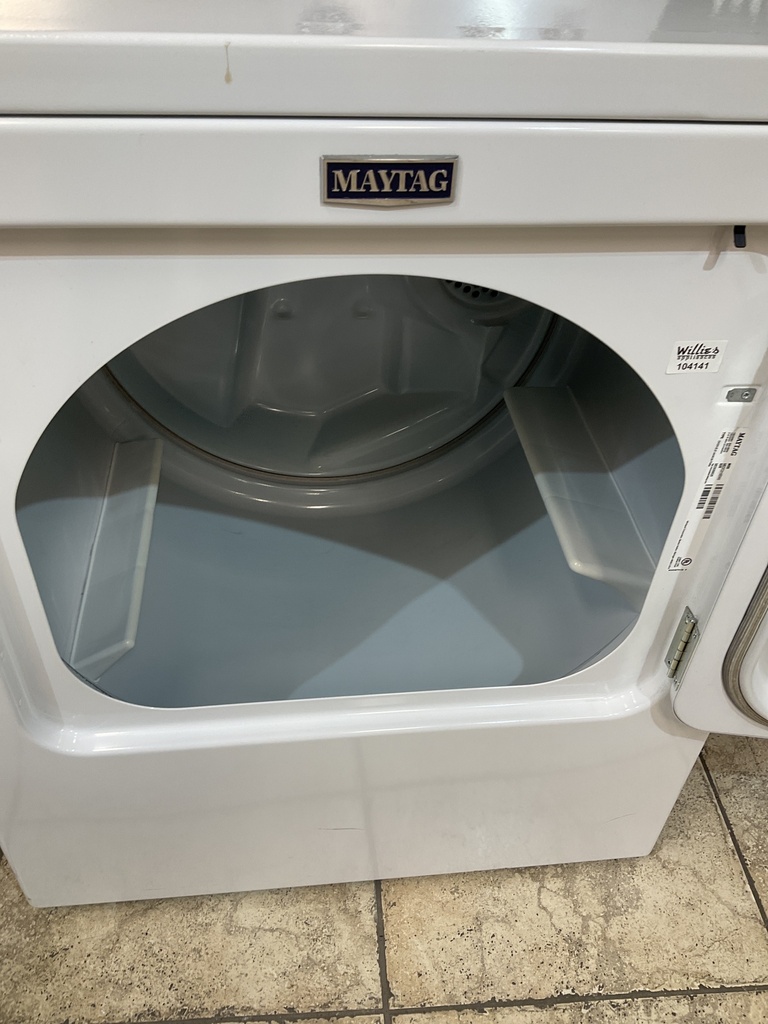 Maytag Used Electric Dryer 220volts (30 AMP) 29inches {3 prong} (White) 