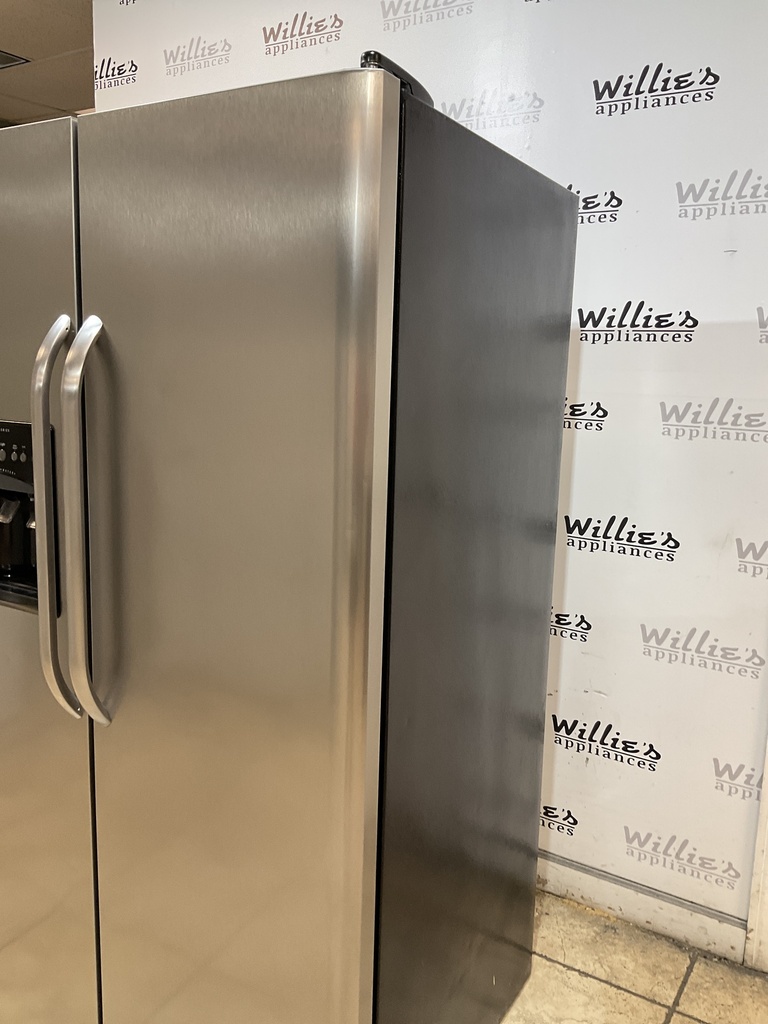 Frigidaire Used Refrigerator Side by Side 36x69 1/2” (Stainless Steel) 