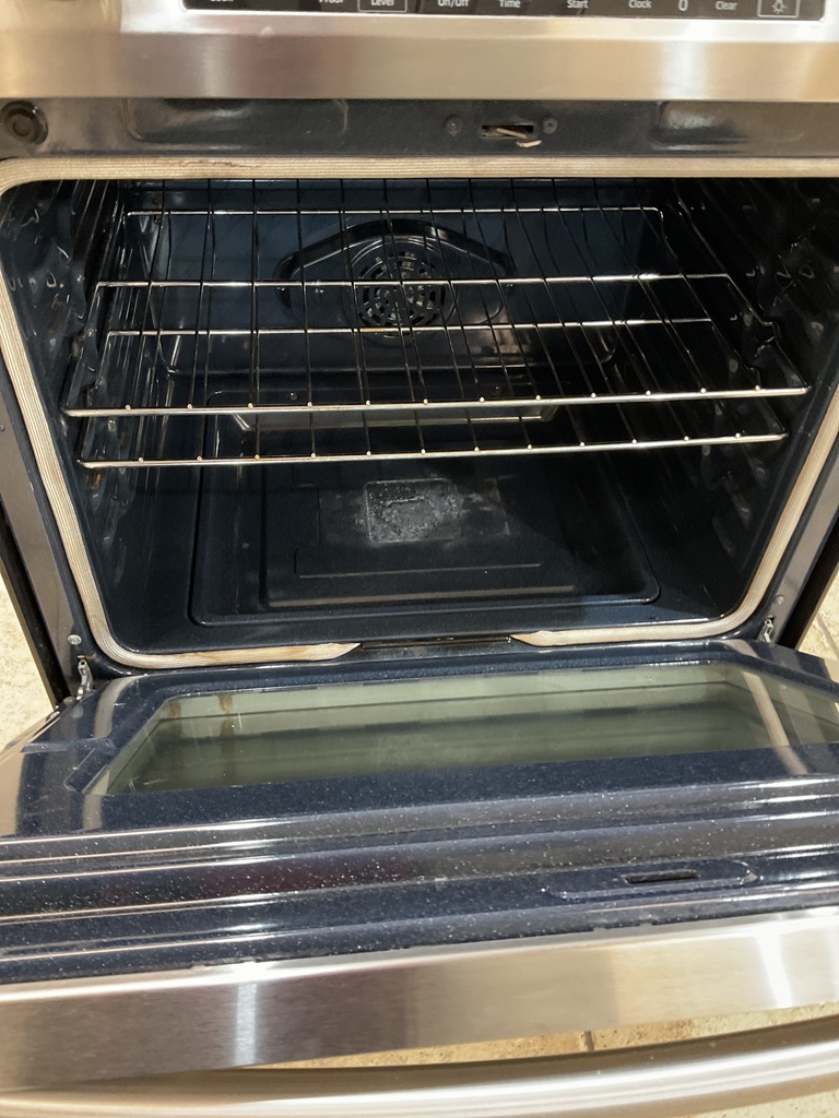 Samsung Used Electric Stove 220volts (40/50 AMP) 30inches {no cord} (Stainless Steel) 