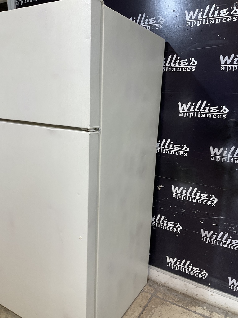 Ge Used Refrigerator Top and Bottom 28x64 1/2” (Bisque) 