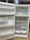 Ge Used Refrigerator Top and Bottom 28x64 1/2” (Bisque)