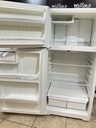 Ge Used Refrigerator Top and Bottom 28x61 1/2” (white) 